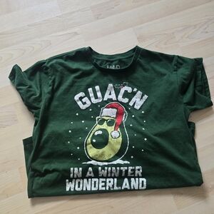 Mad Engine "Guac'n Is A Winter Wonderland" Tee Size Small